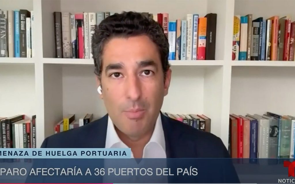 Noticias Telemundo Carlos opina huelga de estibadores